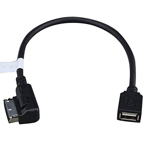 Adaptador de Cable U-S-B de Interfaz Multimedia Shine, Compatible con Mercedes-Benz C CLS SLK E SL GLK Class Plus HQRP UV medidor