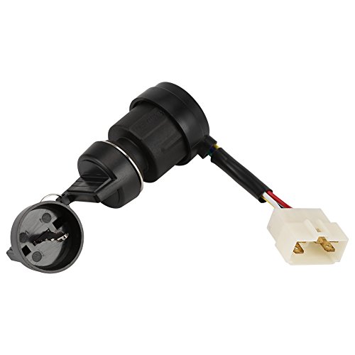 Akozon Interruptor de encendido de 5 cables, interruptor de llave de arranque para 2 KW-5 KW 186 de gasolina, accesorios para generador de gasolina