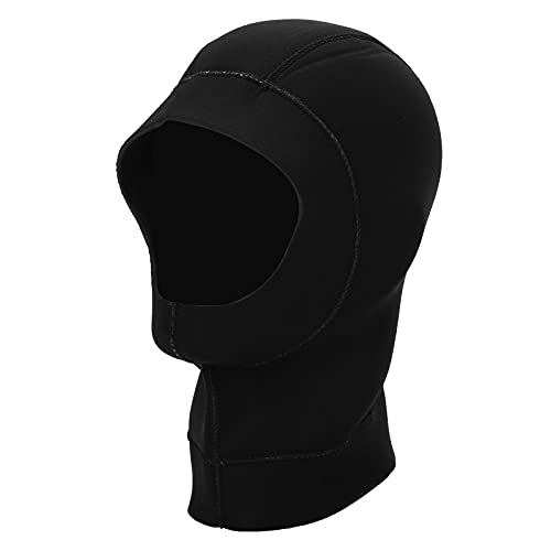 Alomejor Capucha de Buceo Neopreno de 3 mm Cálido Traje de Neopreno Gorra con Capucha con ventilación de Aire para Buceo Submarino Snorkel Surf(XL)