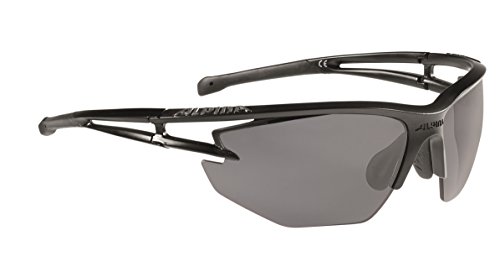 ALPINA Eye de 5 HR CM + Deportes al Aire Libre de Gafas, Unisex, Color Negro Mate, tamaño Talla única