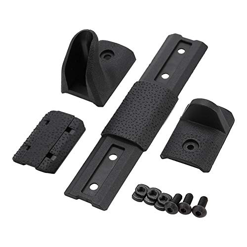 Alupre Airsoft M-lok guardamanos Kit de Tope de 4 PC/riel de la Cubierta Disponible, Pieza