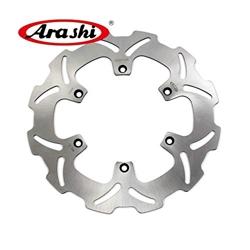 Arashi Rotor de disco de freno delantero para Suzuki DRZ400E 2000-2008 / DRZ400S 2000-2009 Accesorios para motocicletas DRZ400 DRZ 400 Z S 400E 400S Plata 2001 2002 2003 2004 2005 2006 2007