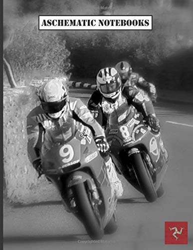 Aschematic Notebooks : Blank Notebook: 100 Pages (8,5x11), Kawasaki Z900, Suzuki GSX-R 600, KTM, Isle of Man TT, Guy Martin, 2021 Honda Motorcycles, ... Notebook, A4 Lined Pages Notebook, Note