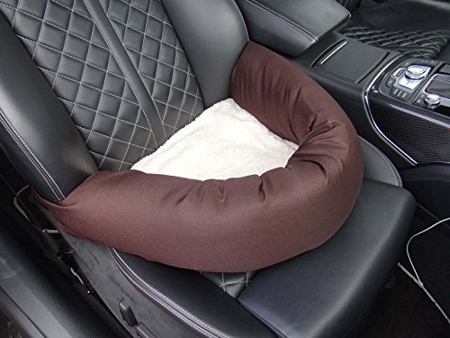 Asiento de coche para perro, gato o mascota, incluye correa y fijación de asiento recomendado para VW Golf IV.