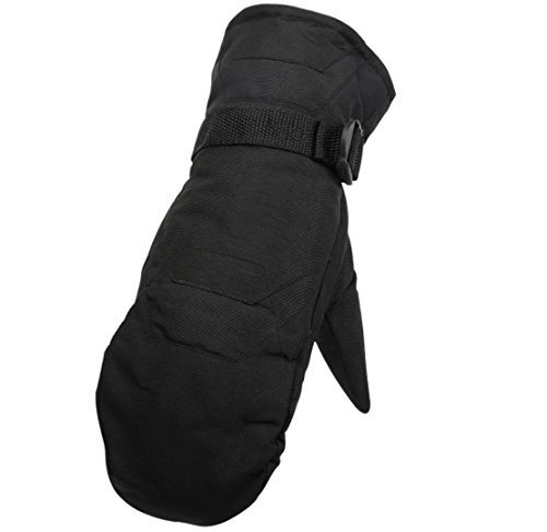 Barrageon Guantes de Esquí Manoplas de Guantes Adulto A Prueba de Viento Impermeable Térmico para Hombre, Guantes de Invierno Al Aire Libre Cálida, para Snowboard Esquí Motonieve Bola de Nieve Gris