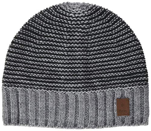 BARTS David Beanie Boina, Gris (Heather Grey 0002), Talla única (Talla del Fabricante: Uni) para Hombre