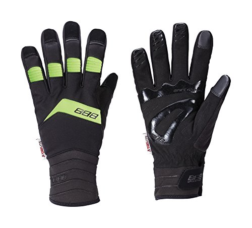 BBB Aquashield guantes invierno BWG-29 - amarillo, proteccion contra lluvia, (talla L)