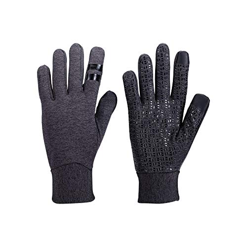 Bbb Cycling BBB RaceShield-Guantes de Ciclismo para Exteriores con Pantalla táctil Antideslizante para Hombre y Mujer, Unisex Adulto, Mezcla de Gris, Small