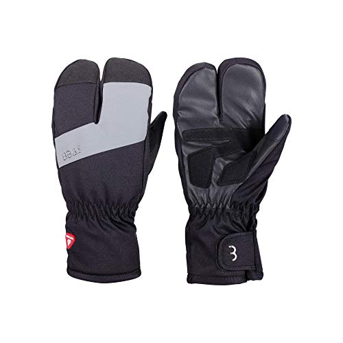 BBB Cycling Guantes Unisex Subzero 2 x 2 | Resistente al Agua y al frío | Pantalla táctil Antideslizante | Hombres y Mujeres | MTB Road Bike Urban Cycling | BWG-35 XXL Negro