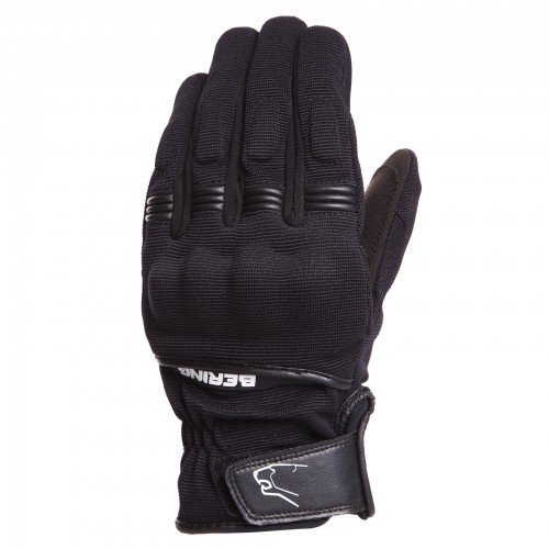 Bering - Guantes de Moto Flechter, Color Negro, Talla T11