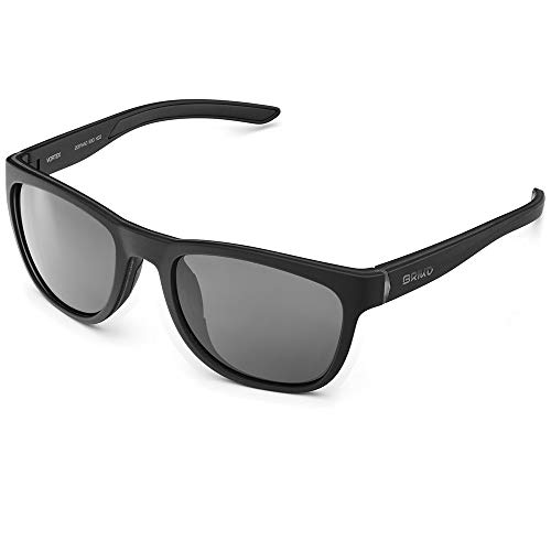 Briko Vortex Color Hd Gafas Sol Casual, Unisex adulto, Matt Black, One