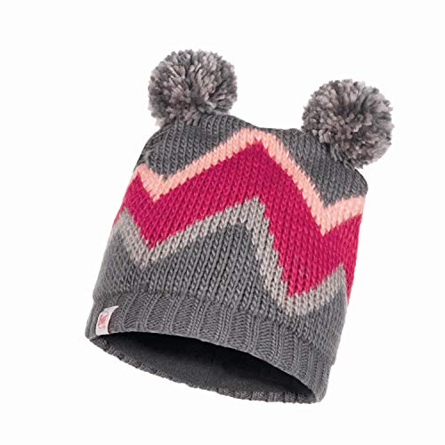 Buff Arild Gorro Tricot Y Polar Junior, Niñas, Grey, Talla única