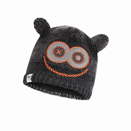 Buff Monster Jolly Gorro Tricot Y Polar Junior, Unisex niños, negro, Talla única