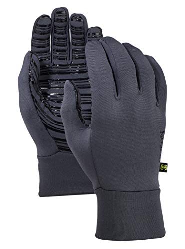 Burton Powerstretch Liner Guantes de Snowboard, Hombre, Gris (Faded), M/L