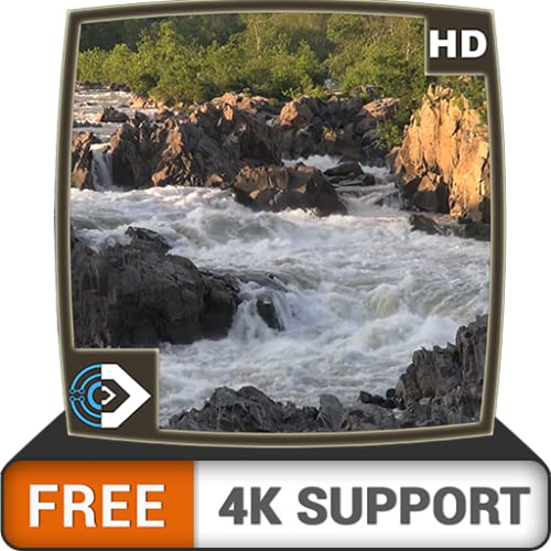 Cascada de montaña HD gratis: disfrute del hermoso paisaje en su TV HDR 4K, TV 8K y dispositivos de fuego como fondo de pantalla, decoración para las vacaciones de Navidad, tema de mediación y paz