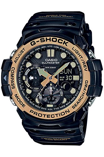 Casio Reloj Multiesfera para Hombre de Cuarzo con Correa en Resina GN-1000GB-1AER