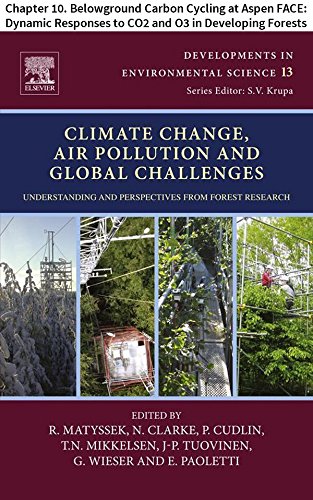 Climate Change, Air Pollution and Global Challenges: Chapter 10. Belowground Carbon Cycling at Aspen FACE: Dynamic Responses to CO2 and O3 in Developing ... Science Book 13) (English Edition)