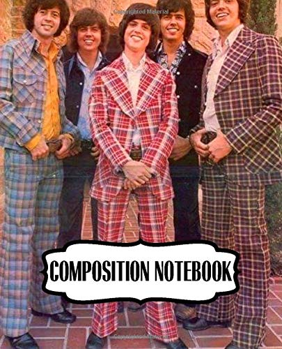 Composition Notebook: The Osmonds American Family Music Group 1960s Osmond Brothers R&B Pop Disco, 110 blank pages, 7.5x 9.25: Watercolor Space ... Doodling (Composition Notebooks Space Design)