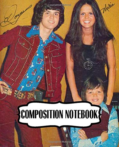 Composition Notebook: The Osmonds American Family Music Group 1960s Osmond Brothers R&B Pop Disco, 110 blank pages, 7.5x 9.25: Watercolor Space ... Doodling (Composition Notebooks Space Design)