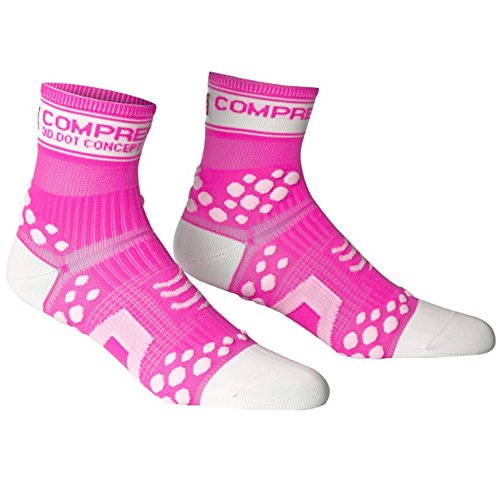 COMPRESSPORT 3D Dots Calcetines, Unisex, Rosa, 37-39