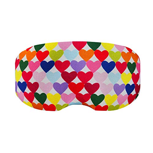 Coolcasc COOLMASC Funda para Gafas de Esqui Corazones DE Colores