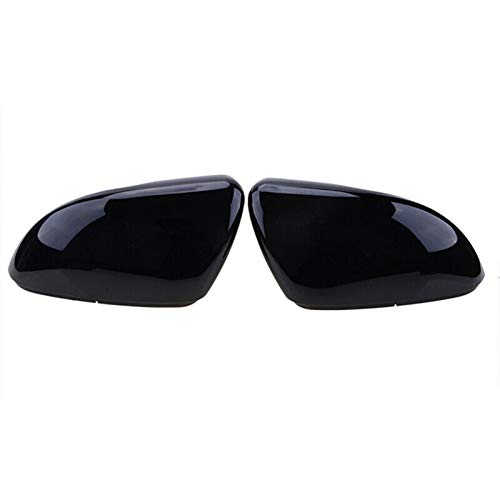 Cubierta del espejo retrovisor 2 Unids Coche Vista Trasera Espejo Protector Cubierta Fit For Golf 6 Mk6 R VI 2009-2013 Negro 5k0857537 Auto Retroview Espejo Cubiertas Accesorios Cubierta Espejo Puerta