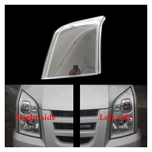 Cubierta faro coche Máscaras Transparente Cubierta De Linterna Fit For Tránsito De Ford V348 Frente Faros Transparentes Lampshades Cáscara De Lámpara Faros Cubierta De Lente Del Faro De Cristal