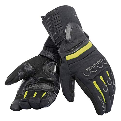 Dainese 1815893-R17-M Guantes para moto, Negro/Fluo Amarillo/Negro, M