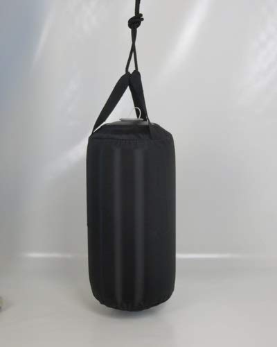 Defensa hinchable cilindrica 25 x 50 cm con funda negra