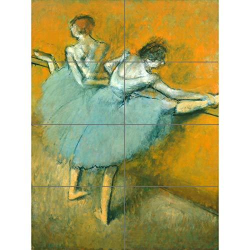 Edgar Degas Dancers At The Barre XL Giant Panel Poster (8 Sections) Bailarín Póster