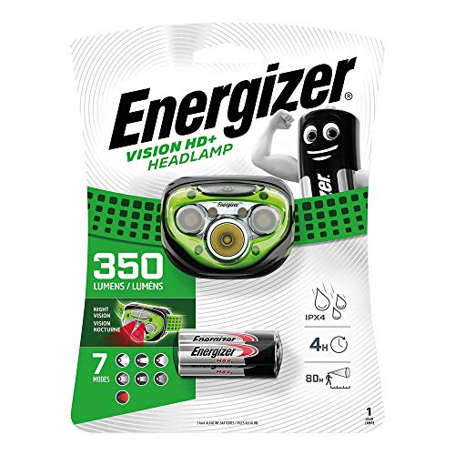 Energizer Vision HD+ - Linterna frontal LED (pilas incluidas)