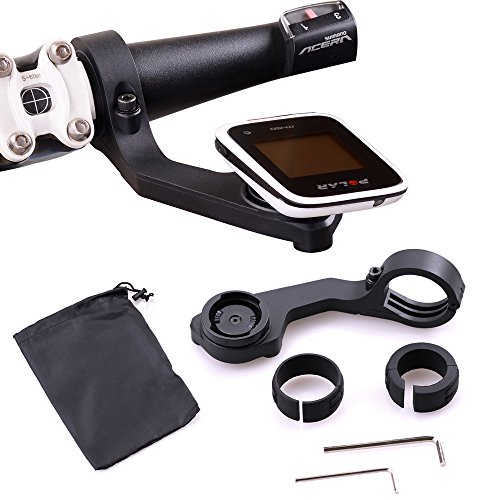 Estructura para Manillar de Bicicleta con Soportes Holaca (31.8/25.4mm), para Polar Smart GPS, Ordenadores de Bicicleta V650 M450, GoPro, SJ CAM, Sony, Garmin VIRB X y XE