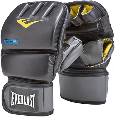 Everlast Evergel de los Hombres Wrist Wrap Saco Guantes, Negro, Pequeño/Mediano