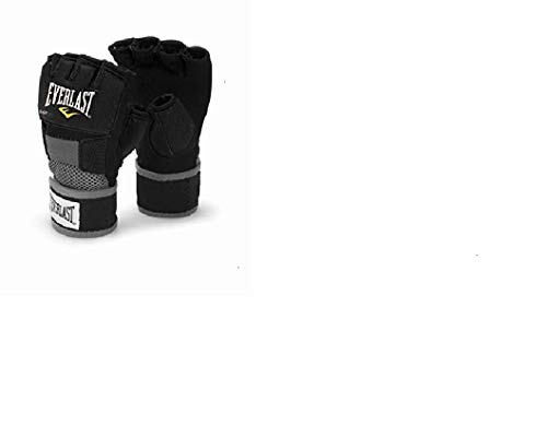 Everlast EverGel - Vendas para Manos, Unisex Adulto, Color Negro, tamaño XL