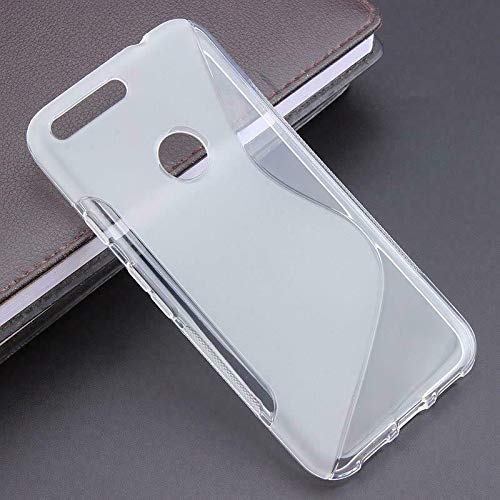 Fonejacket para Google Pixel Ns-Line Suave Silicona Gel Piel Funda – Escarchado/Transparente