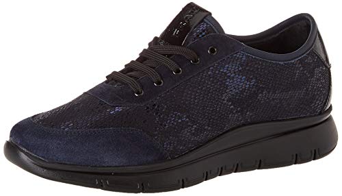 Frau Sneakers, Oxford Plano Mujer, BLU, 37 EU