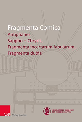 FrC 19.3 Antiphanes frr. 194–330 (Fragmenta Comica) (English Edition)