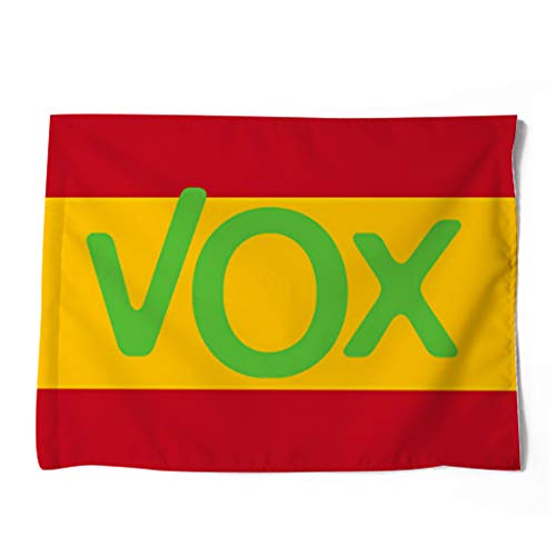 FTC Bandera Poliester España VOX. Medidas: 100 x 70 cm. por una Cara.