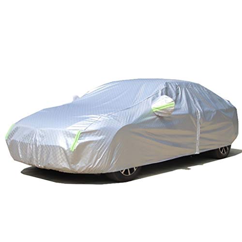 Funda de coche, compatible con fundas de coche Volkswagen Golf, funda de coche exterior gruesa impermeable de tamaño completo con bolsa de almacenamiento ( Color : A , Size : 2015 TSI BlueMotion )