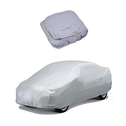 Funda Impermeable para Coche (Talla M). Lona Protectora Anti Rayos UV. Cubierta para Exterior. KOTTAO