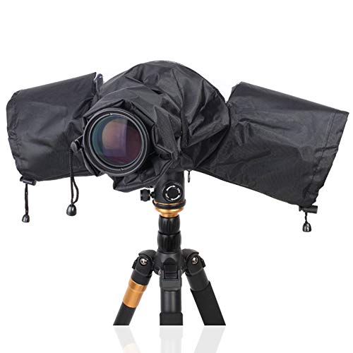 Funda Lluvia Cámara, Protector Antilluvia para Cámaras, Cubierta de Lluvia de la Cámara SLR, Ideal para la Lluvia Suciedad Arena Nieve Protección para Cámaras DSLR