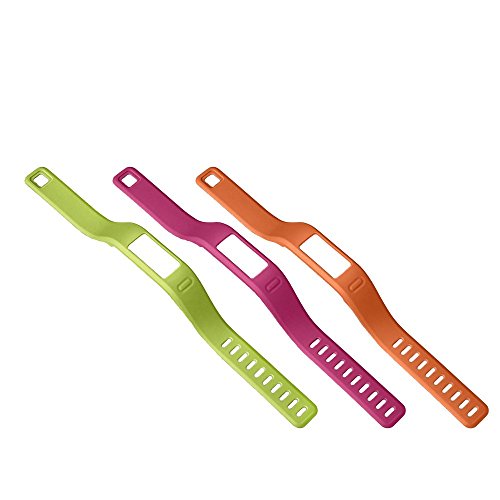 Garmin 010-12149-05_S - Kit de muñequeras para vívofit Unisex, Color Naranja/Rosa/Verde, Talla S