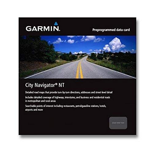 Garmin City Navigator NT - Mapa para GPS de Sudáfrica, negro