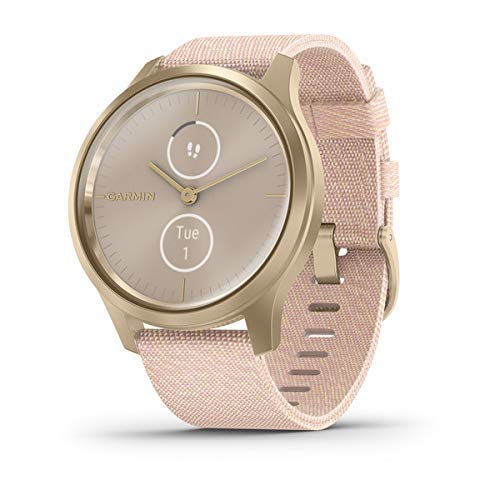 Garmin Vívomove 3 Classic- Reloj inteligente, color light gold y rosa claro