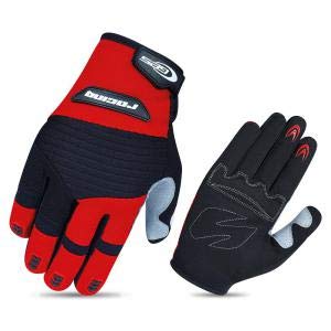 GES Guantes Largos Racing Rojo-Negro - Talla: M