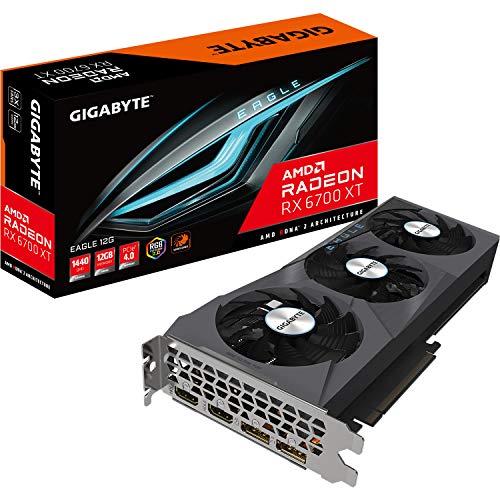 Gigabyte Radeon RX 6700 XT Eagle - Tarjeta gráfica (12 GB)