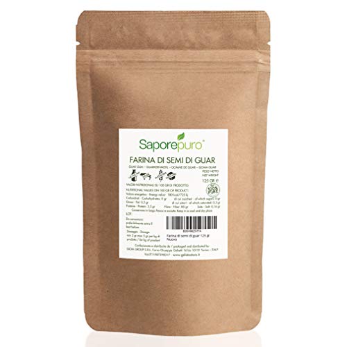 Goma guar en polvo - Ideal para helados y sorbetes - 100% puro - 125 gr