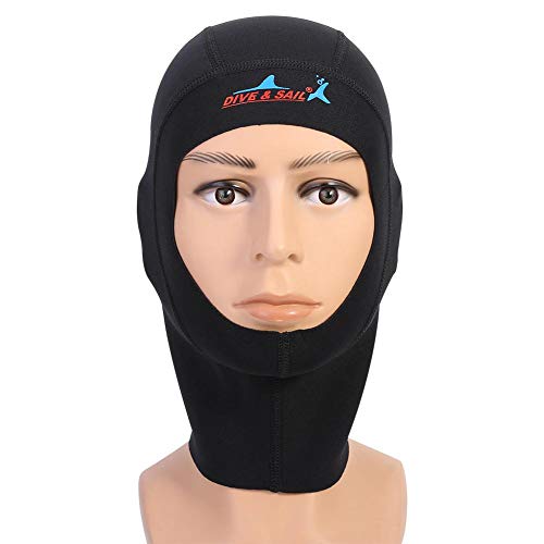 Gorro de Neopreno Sport Swim Scuba Snorkeling Wet Suit Hood Gorro de Buceo Surf Diving Cap(M-3mm)