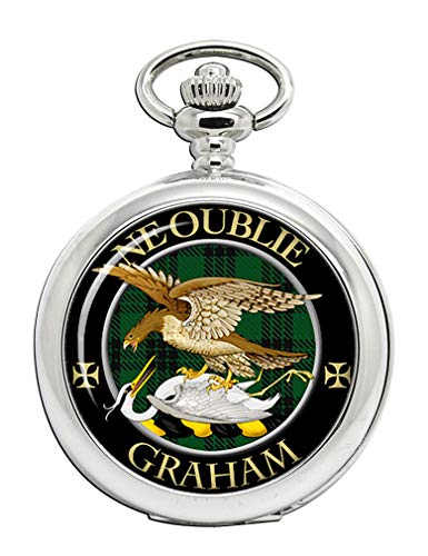 Graham Scottish Clan Crest Full Hunter Reloj de bolsillo