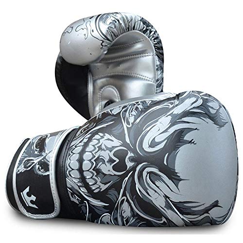 Guantes de Boxeo Muay Thai Kick Boxing Buddha Fantasy Skull